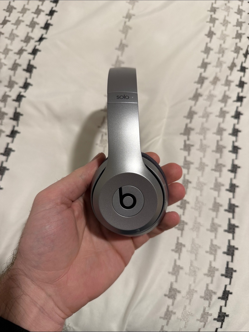 Beats by Dre Solo3 On-Ear Headphones — Silver